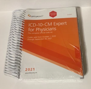 ICD-10-CM 2021 Expert for Physicians - Spiral-bound By Optum360* NEW NEVER USED - Picture 1 of 3