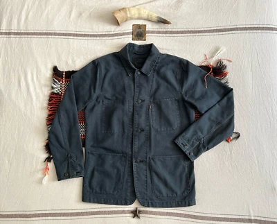 Chaqueta Levi's Engineer Chore M Abrigo Ferroviario Utilitario Azul Pato Loco 2017 Foto 1 de 4