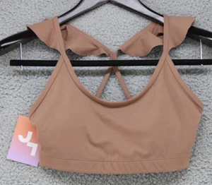 JoyLab Activewear Sport BH Damen Gr. XS braun gepolstert sportlich - Bild 1 von 2