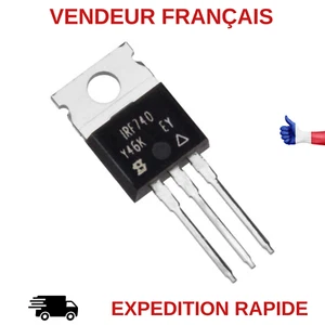 IRF740 TRANSISTOR N-MOSFET 10A 400V TO-220 - Foto 1 di 1