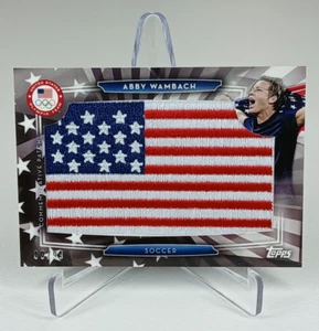 Abby Wambach 2016 Topps US Olympic & Paralympic Team Patch Card SP /99 #USAF-AW - Picture 1 of 3