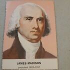 1960 Golden Press Presidents carte à collectionner #4 James Madison très bon état/ex
