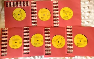 7 x RCA Australia ABBA singles 70's Hasta Manana Ring Ring EXCELLENT Condition - Picture 1 of 9