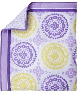 Circo lila Medaillon Krippe Bettdecke Ziel 2014 limettengrün Baby Mädchen - Bild 1 von 15
