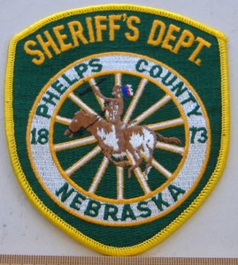 PHELPS COUNTY SHERIFF NEBRASHA FABRIC PATCH - Picture 1 of 1