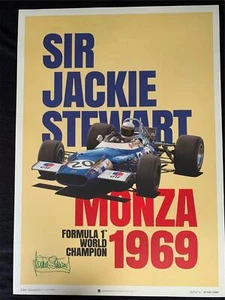 JACKIE STEWART - MATRA MS80 - MONZA VICTORY 1969 | SIGNED LIMITED EDITION - Picture 1 of 2