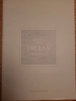 brochure jaguar daimler xjs Sovereign Xj6 italiano 48 pag+folder caratteristiche - Immagine 1 di 4