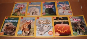 Lot of 9 National Geographic Readers - Level 1 - Paperback - Picture 1 of 3