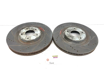 2019-2021 INFINITI QX50 FRONT BRAKE DISC ROTOR SET X2 - Image 1 of 4