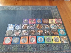 ABBA -LOT OF 30 x 7" PICTURE DISCS -COMPLETE SET OF ALL ANNIVERSARY 7" PIC DISCS - Picture 1 of 14