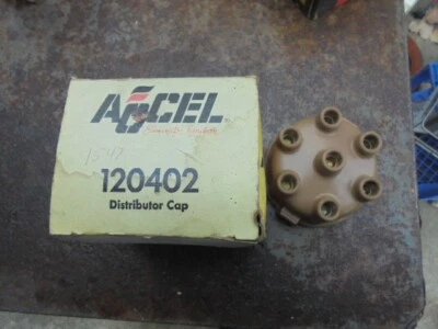 ACCEL Distributor Cap 120402 6 cyl IMCA IHRA NHRA RAT ROD WISSOTA Mud Vintage - Image 1 of 2