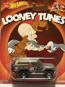 Neu 2013 86 Ford Bronco Bugs Bunny Elmer Fudd Looney Tunes Hot Wheels Real Rider - Bild 1 von 5
