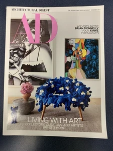 Architectural Digest Magazine December 2017 Living With Art Collectors, Curators - Picture 1 of 1