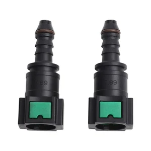2 PCS Female to Male 5/16 Fuel Quick Connectors for SAE and Barb Hoses - Picture 1 of 12