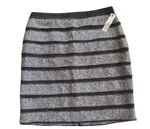 Worthington Black Tweed Layered Pencil Skirt Women's Size 14 NWT - Picture 1 of 6