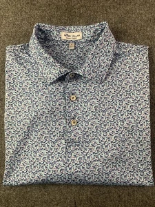 Polo de golf Peter Millar Summer Comfort para hombre manga corta talla L multicolor  - Imagen 1 de 8
