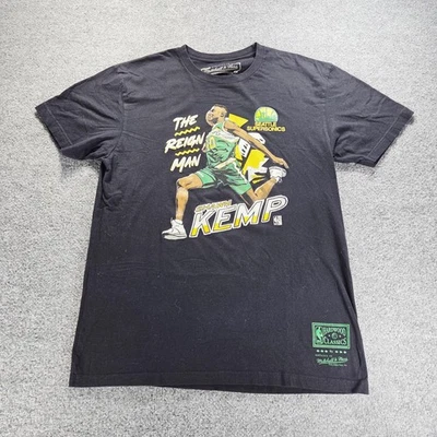 Seattle SuperSonics Shirt Mens Large NBA Basketball Shawn Kemp Mitchell Ness - Image 1 of 4