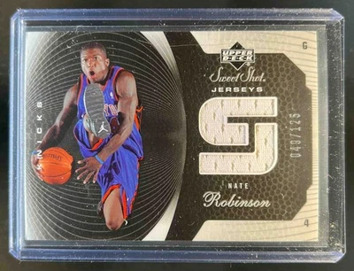 2005-06 Upper Deck Sweet Shot Nate Robinson Jerseys Rookie RC #49/125 Knicks - Image 1 of 2