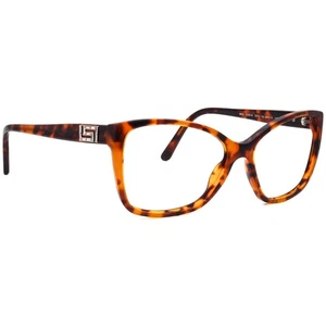 Versace Sunglasses Frame Only MOD4268-B 5074/13 Amber Havana/Crystals Italy 57mm - Picture 1 of 6