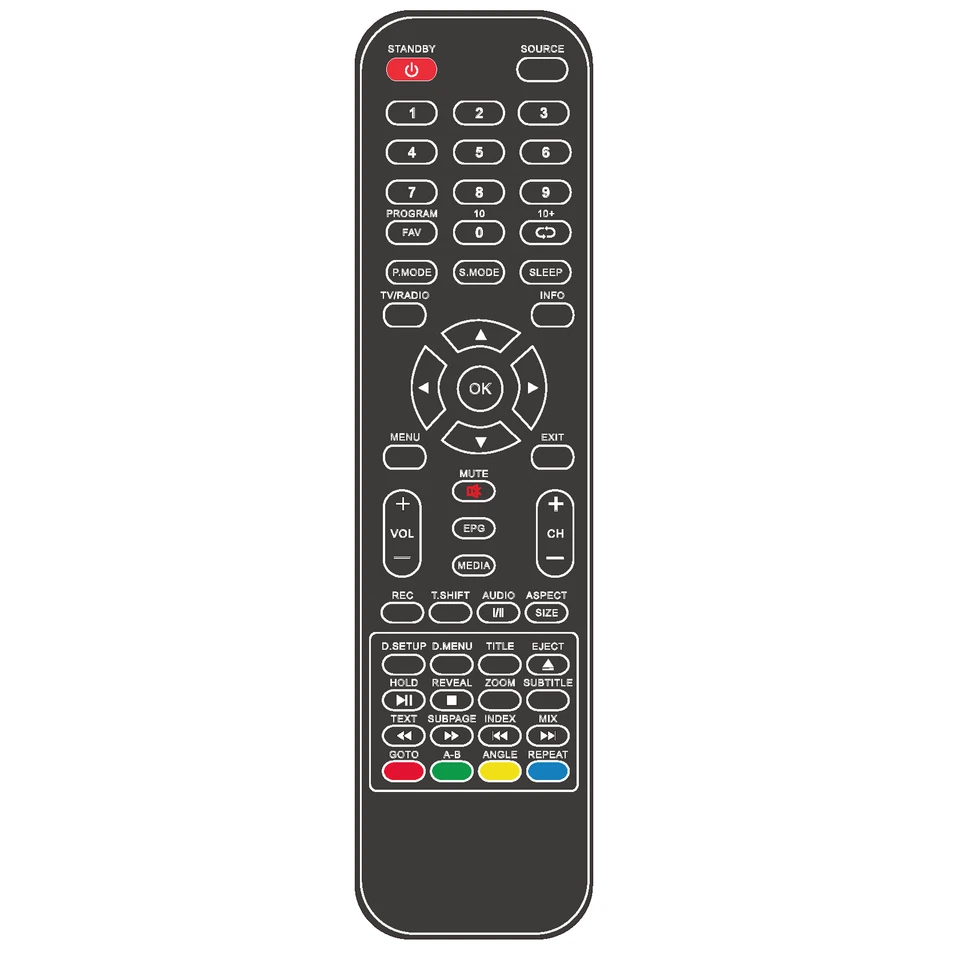 EMtronics Remote Control for EM32SDRDVD - Image 1 of 1