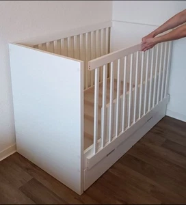 Babybett Ikea Stuva 126 cm x 65 cm - Bild 1 von 4