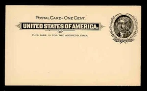 UX14 1c THOMAS JEFFERSON MINT POSTAL CARD - Picture 1 of 2