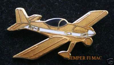 Sombrero de solapa de ala de avión RV-3 Pin Up furgonetas construido en casa avión piloto tripulación solo regalo Foto 1 de 4