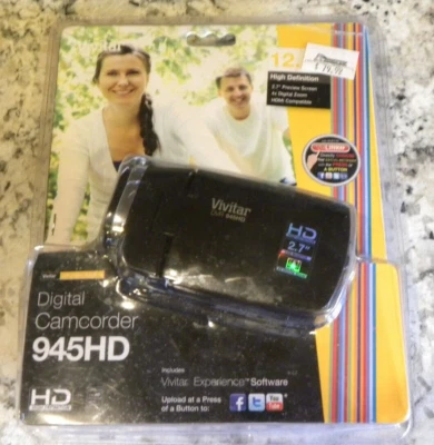 Vivitar DVR 945HD Digital Camcorder - Tested & Working - Image 1 of 2