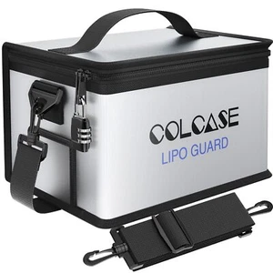 Lipo Safe Bag Fireproof Explosionproof Bag wtih Combination Lock Lipo Battery... - Picture 1 of 6