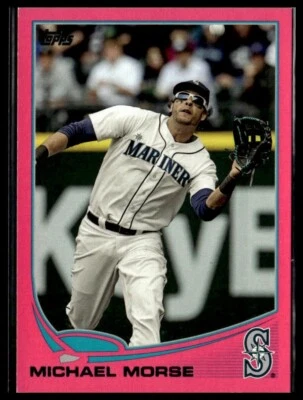 Actualización Topps 2013 US103 Michael Morse Seattle Mariners Día de la Madre Rosa 25/50 Foto 1 de 2