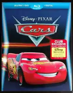 Cars Disney/Pixar (Blu ray/DVD + Digital, Movie Club Exclusive) w/Slip, NEW - Picture 1 of 1