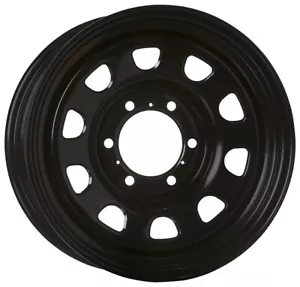 Extreme 4x4 Steel Wheel D-hole 16x8-3 6/130 20P Black 75.6cb E-Coat for LDV T60 - Picture 1 of 2