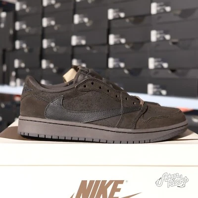 **LIVE FLASH SALE**Jordan 1 Retro Low OG SP Travis Scott Velvet Brown DM7866-202 - Image 1 of 4
