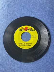 RED BIRD Vinyl Record 45 rpm DICKIE GOODMAN Batman & His Grandmother / Suspense - Picture 1 of 2