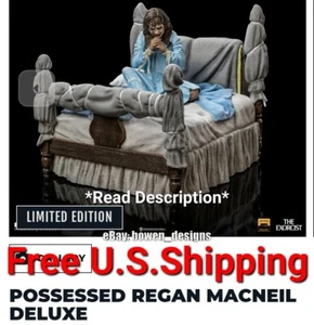 Iron Studios 1/10 The Exorcist Possessed Regan MacNeil Linda Blair Deluxe Statue - Bild 1 von 4