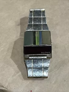 Bulova keilförmige Computron LED N6 nicht funktionierende Treiberuhr für Reparatur RG-Band - Bild 1 von 19