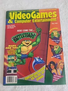 Video Games & Computer Entertainment Magazine - May 1991 Very Good Condition - Picture 1 of 12