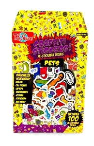T.S.Shure Graffiti Stickers! RE-Stickable Decals Includes 100 Pet/Animals! NEW! - Picture 1 of 2