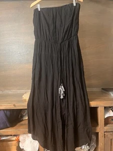 Xhilaration Womens LARGE Romper Jumper ASYMMETRICAL LEGS STRAPLESS ONE PIECE - Picture 1 of 6
