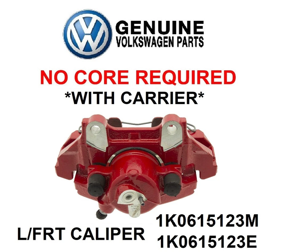 Pinza de freno de disco delantera izquierda original VW para Audi VW 1K0615123E, 1K0615123M Foto 1 de 1
