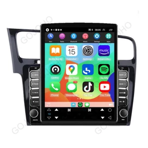 9.7" 64GB For Volkswagen Golf 2013-15 Apple CarPlay Android 13 Car Radio Stereo - Picture 1 of 22
