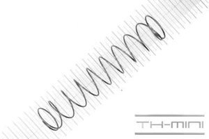 Druck-Feder 1,5mm angelegt 34x164mm 2,1kg Spiral Edel-stahl rostfrei Metall - Bild 1 von 1