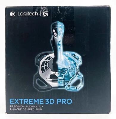 Logitech G Extreme 3D Pro USB Precision Flightstick for PC - Black / Silver - Image 1 of 4