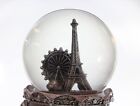 Eiffel Tower with London Eye Glass Dome Showpiece for Gift Home Decor