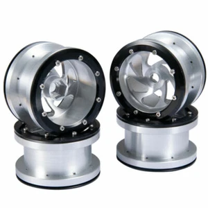 Llantas Beadlock de aleación de 2,2"" 4 piezas para oruga Axial Wraith RR10 TRX-4 1/10 RC - Imagen 1 de 11