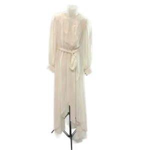 Swing Fashion Damen Abendkleid Hochzeitskleider Maxikleid Langarm Weiß XL - Bild 1 von 8