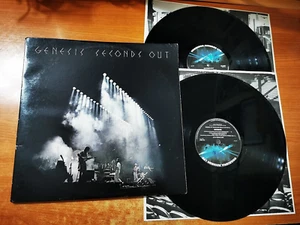 GENESIS Second out RARE UK 2 LP VINYL GATEFOLD INNER SLEEVES PETER GABRIEL 1977 - Picture 1 of 3