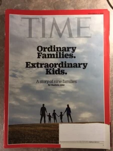 2016 Time Magazine: Ordinary Families. Extraordinary Kids. Story of 9 Families - Picture 1 of 1