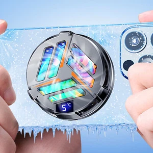 Mobile Phone Cooler Magnetic Absorption Semiconductor Cooling Fan For Live Strea - Picture 1 of 12
