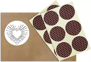 1” Circle Match Striker Stickers – 12 Pieces | Bumble/Dotted Pattern Match Strik - Picture 1 of 9